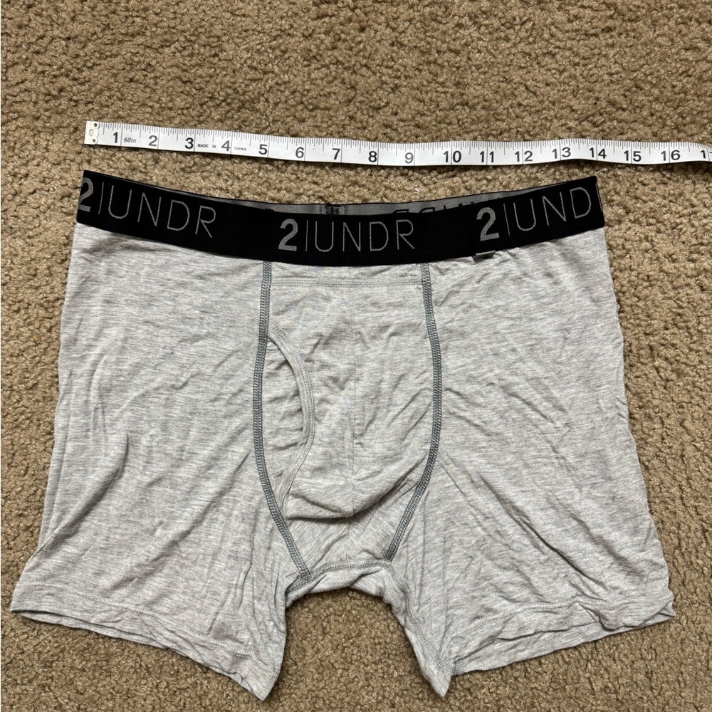 Men's Light Gray Boxer Briefs